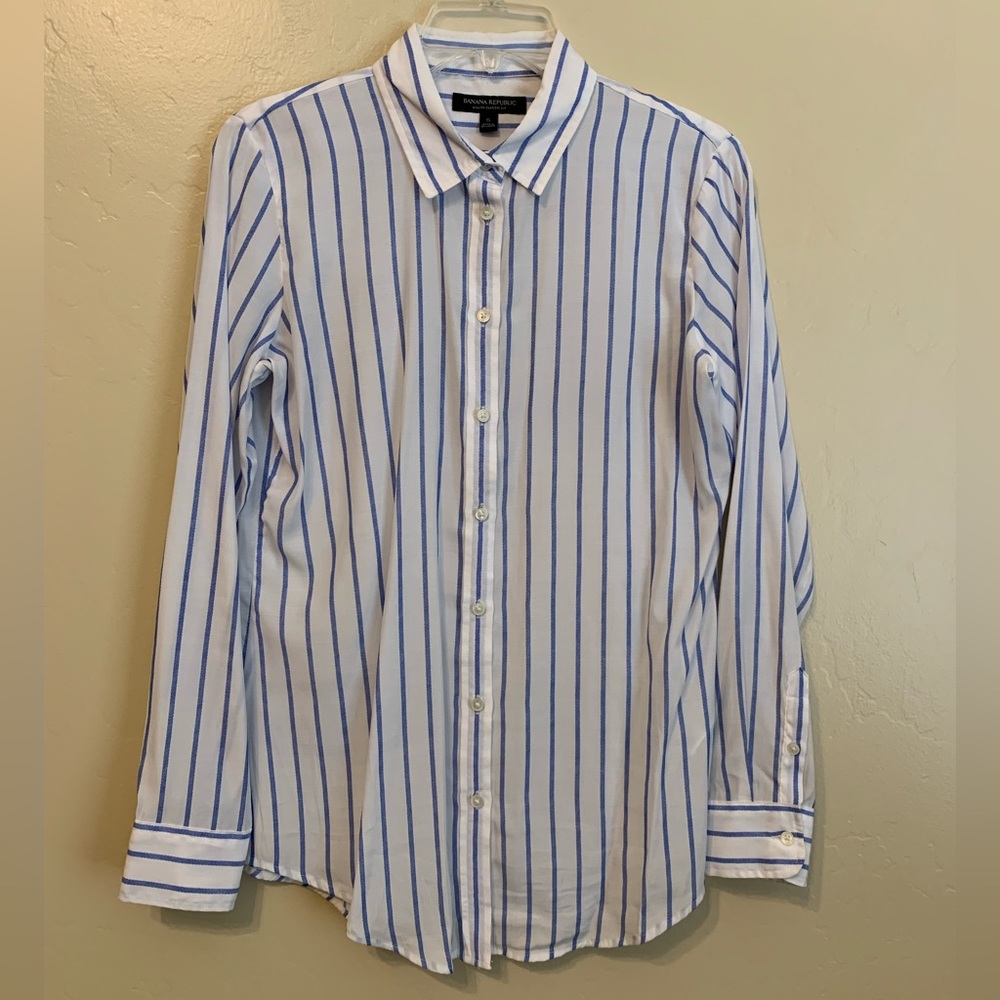 Banana Republic Dillon style Striped blouse